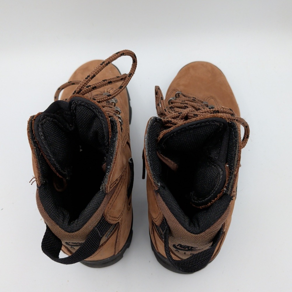 Nike ACG Air Hiking Boots Kids 5.5Y EU 38 Brown Suede Leather Vintage 653204-201 - Picture 6 of 8